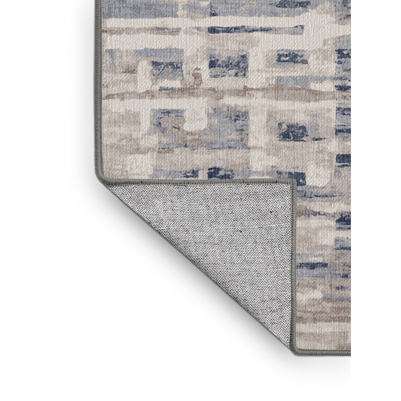 Machine Washable Gray Area Rug