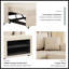 Canapé modulaire réversible moderne en L à 3 places avec canapé-lit, chaise de rangement et 2 tabourets pour le salon-2119469840