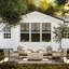 Chaise de patio avec coussins Rydell