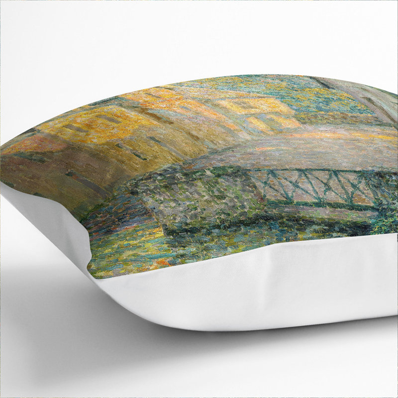 Square Throw Cushion, 40cm H x 40cm W x 15cm D, White