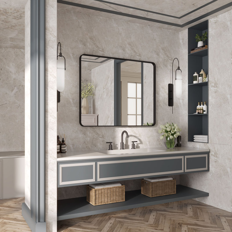 Miroir mural Sane, 39,56 po x 31,69 po