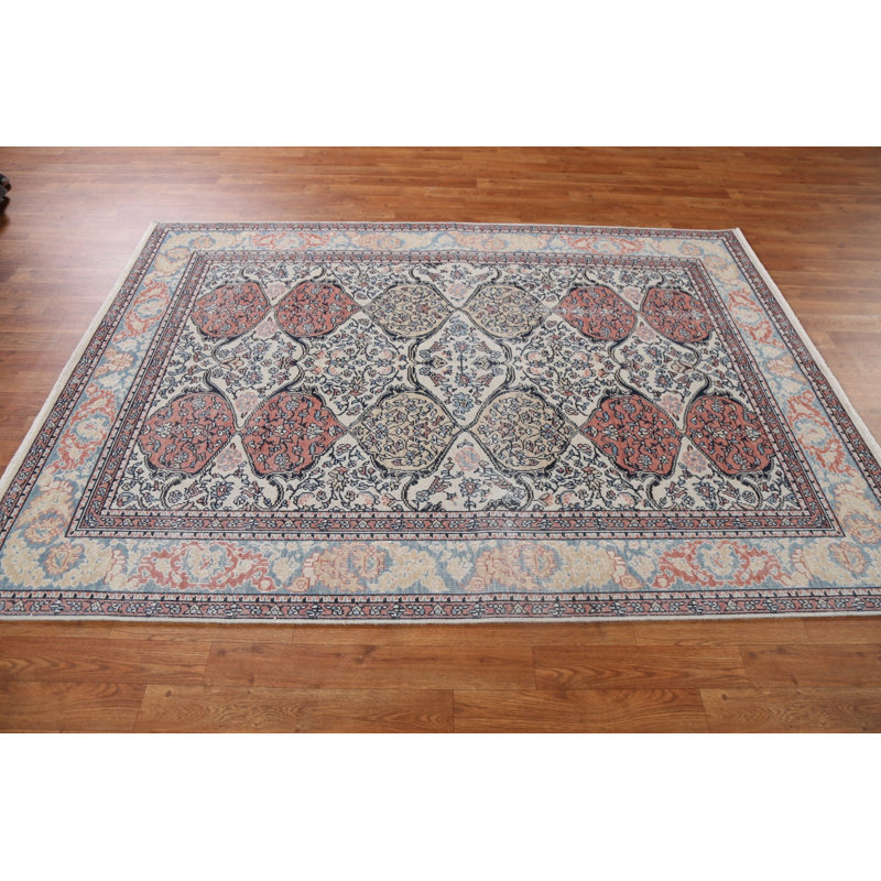 Tapis turc en laine Bakhtiari noué à la main 5 x 7