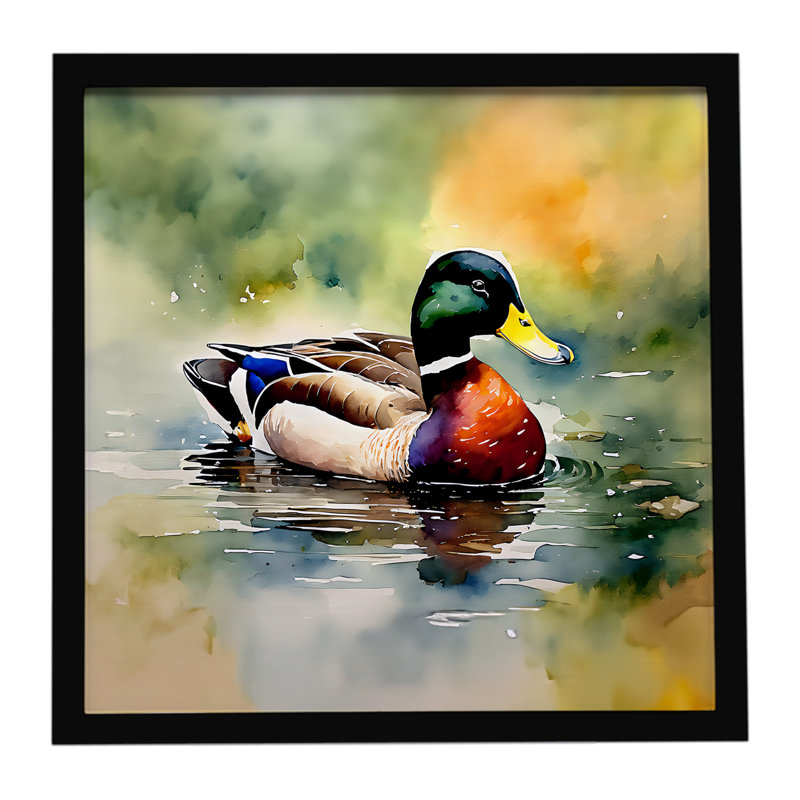 Mallard Framed Metal Print