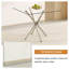 Plateau de table en verre trempé de 0,23 po / 0,31 po d'épaisseur pour table de salle à manger, table basse ou remplacement de bureau-120803721