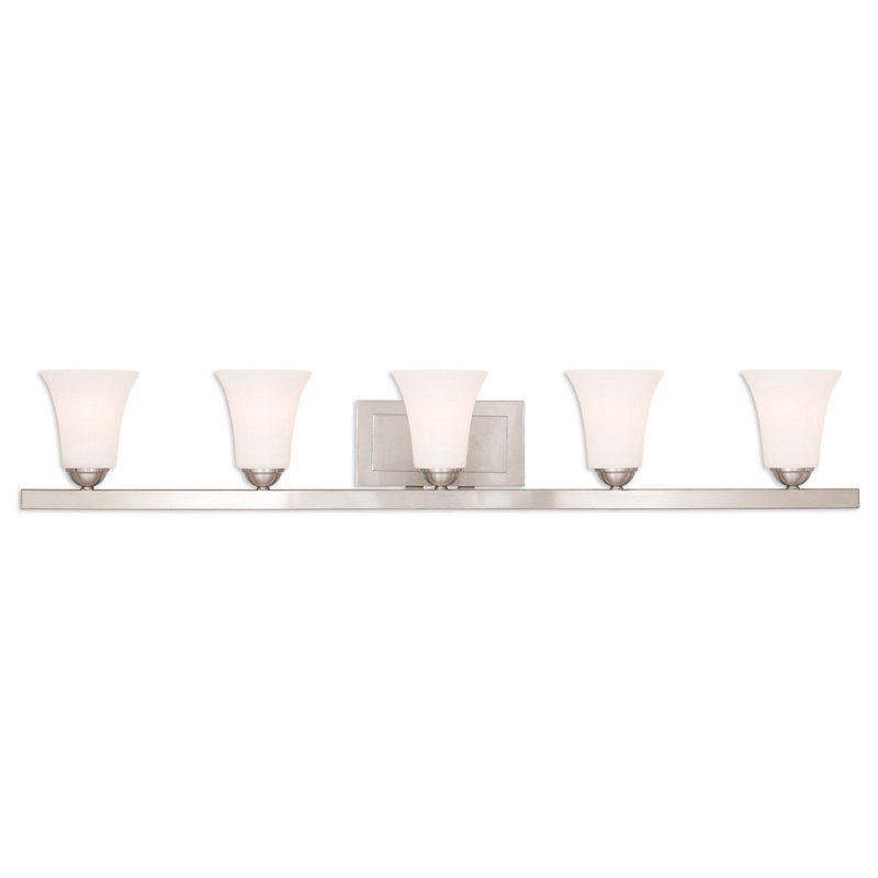 Midtown 5 - Light Vanity Light, Silver