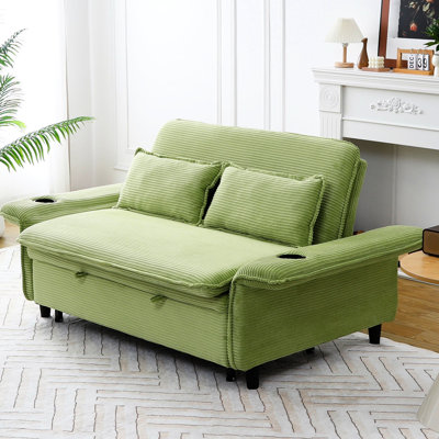 64.59-Inch, Multi-Functional, , Bed, Adjustable Features, Lettered Striped Design, Comfortable Napping 64.59-Inch Bed With Seat Structure, For Sitting