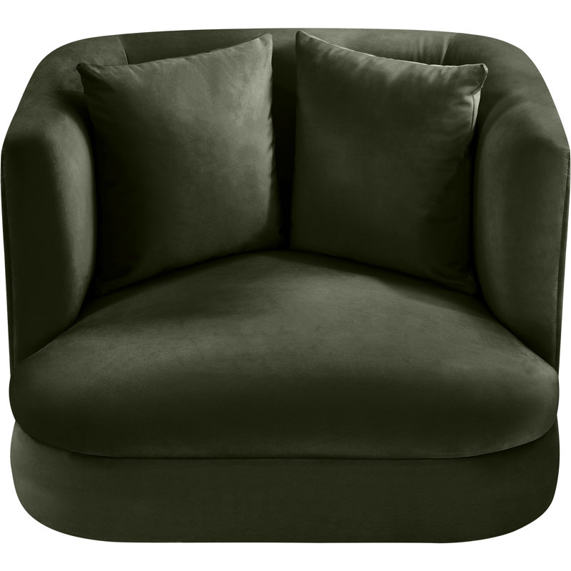 Ethalind Velvet Chair, Green Velvet
