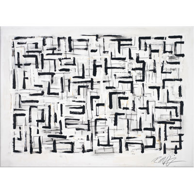 Abstract Weave Print