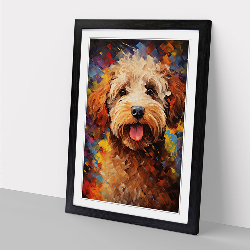 Single Picture Frame Print on Wood, Black Framed, 46cm H x 34cm W