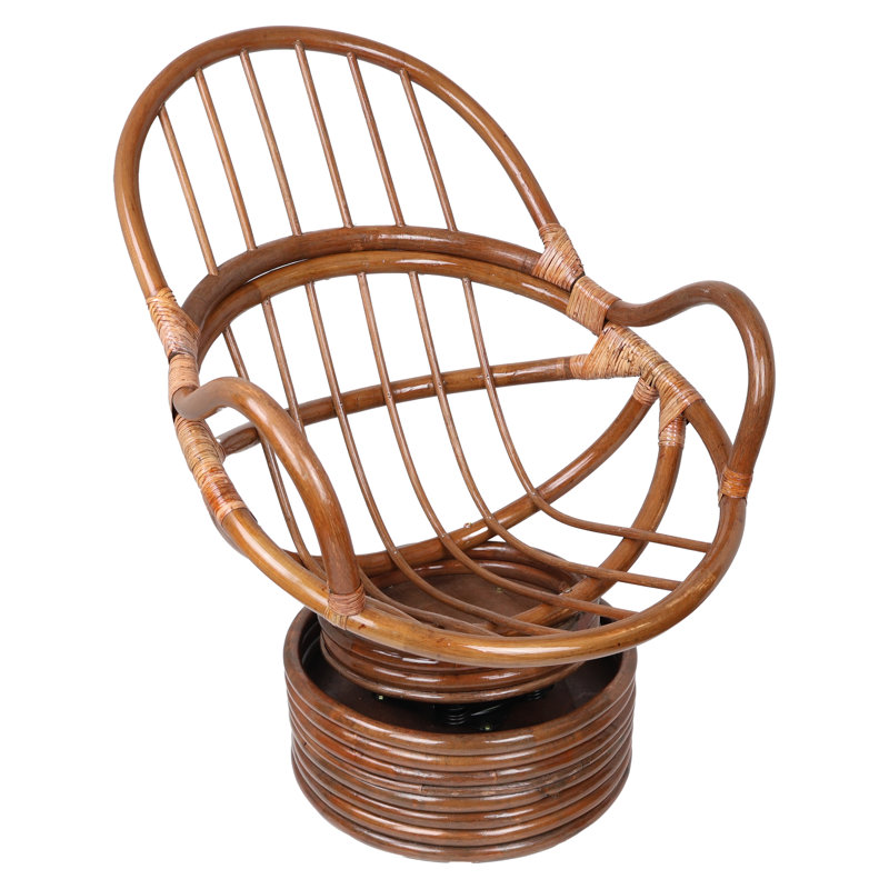 Arwaa Upholstered Swivel Armchair