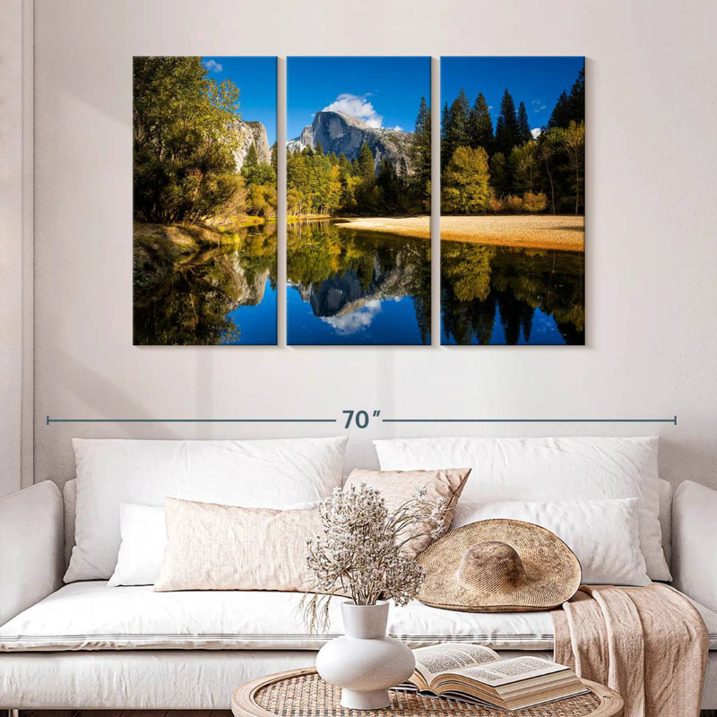 Alvord Half Dome In Yosemite, 32" H x 50" W