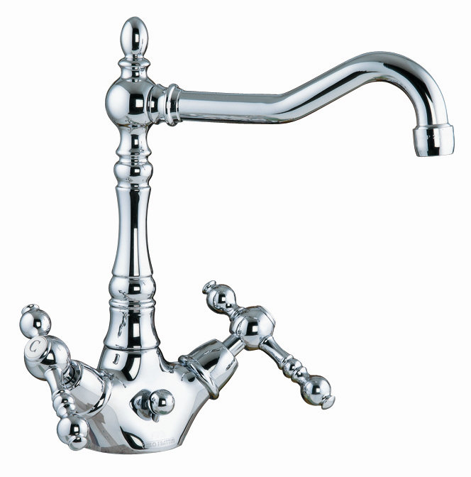Epoque 2-handle Bathroom Faucet, Brushed Nickel, Without Swivel Spout