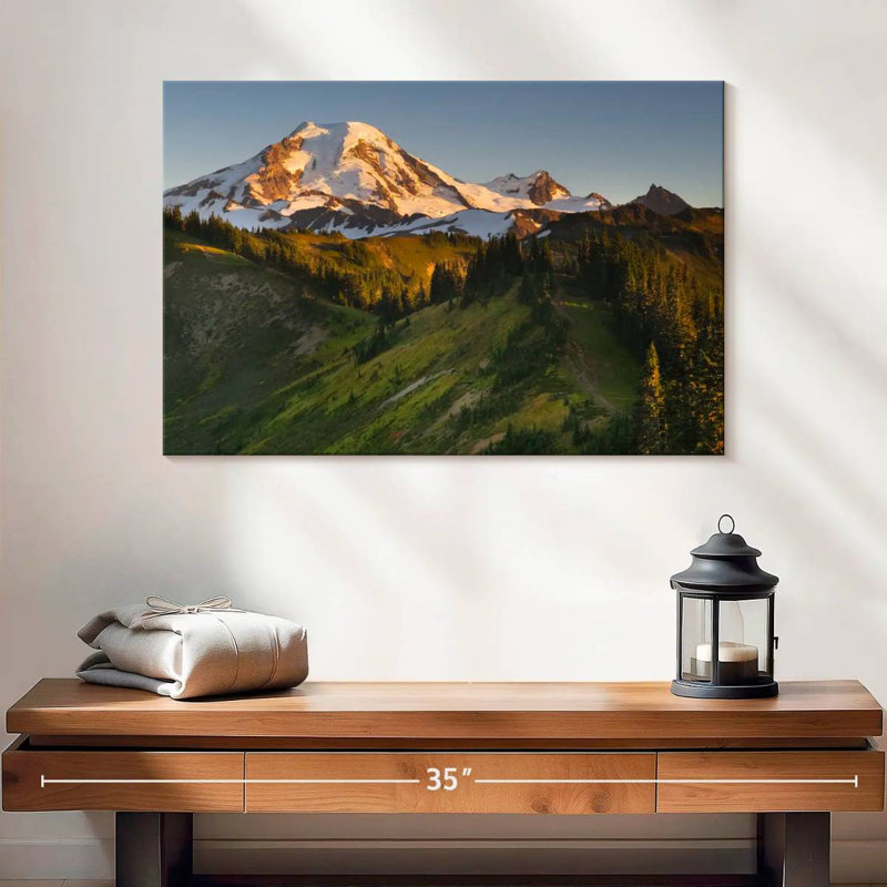 Alvord Sunrise Over Mt. Baker, H 16 po x l 24 po