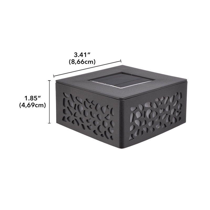 Solar Powered Integrated LED Metal Deck Light
