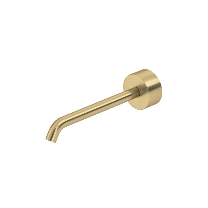 Amahle Wall Mount Tub Spout, Antique Gold