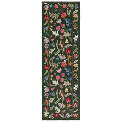 Loundin Hand Tufted Wool Floral Rug