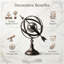 Metal Tabletop Globe