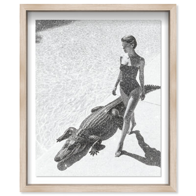 Reptilian Elegance II Print by Oliver Gal