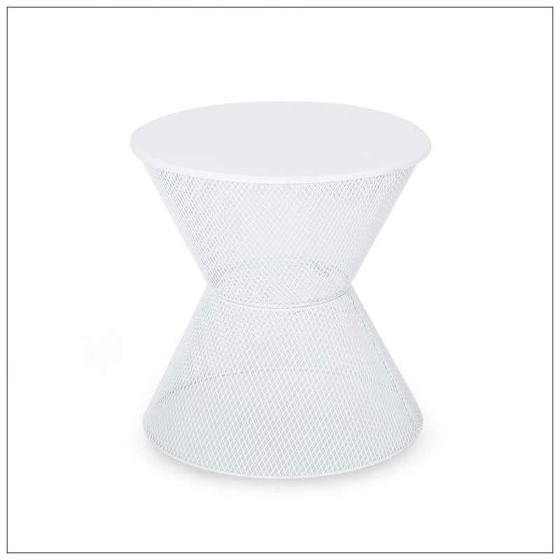 Table d'appoint NEVada, Blanc mat