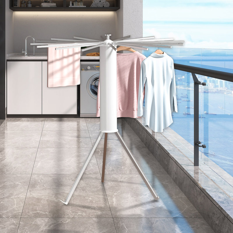 Séchoir à vêtements écoénergétique et antirouille, avec support en aluminium pour vêtements d'été