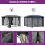 12 pi. L 10 pi. D Pavillon de jardin en aluminium