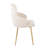 Jaquavia Fabric Upholstered Arm Chair in Cream-411498700-411498549