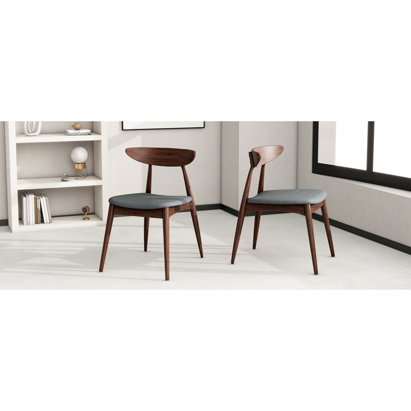 Ensemble de 2 chaises d'appoint de style rétro pour l'intérieur