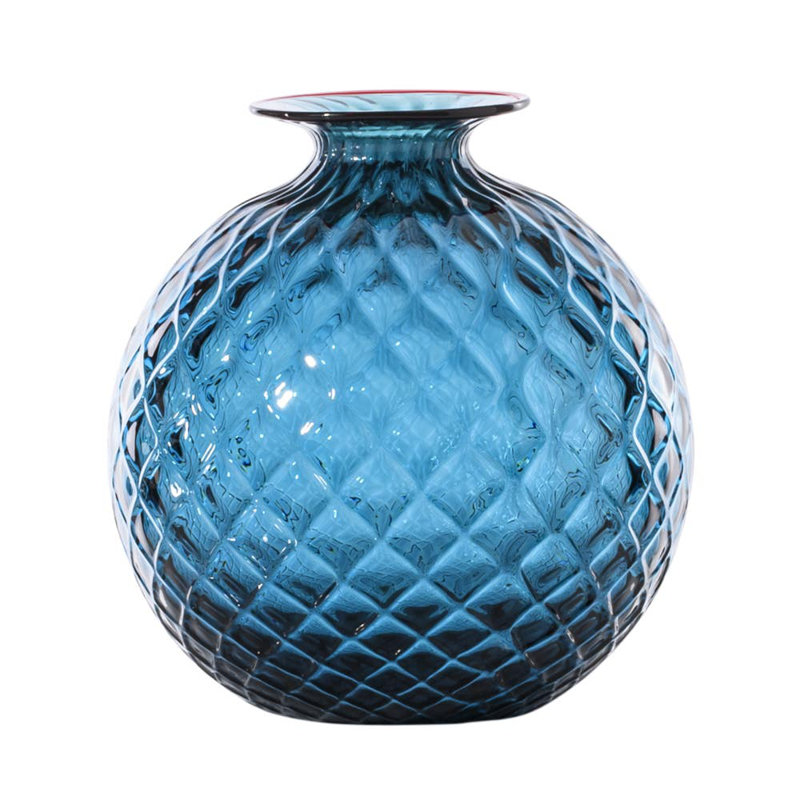 Venini Monofiore Balloton, 4.92" H x 4.33" W x 4.33" D, Horizon
