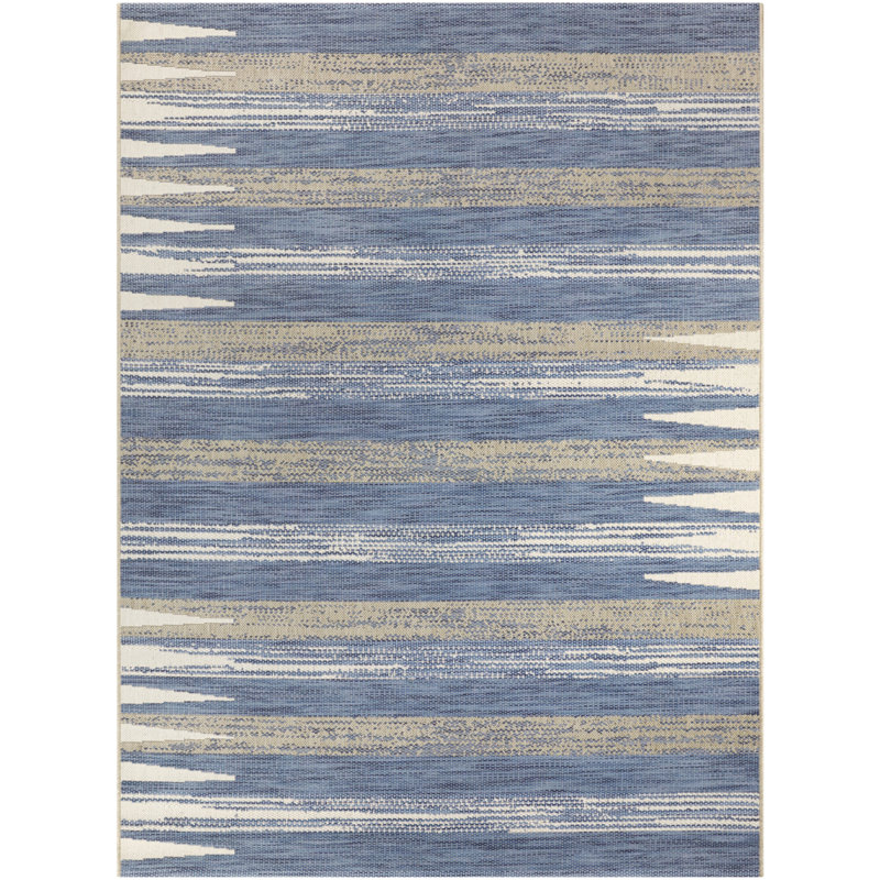 Tapis intérieur / extérieur beige Jorge, Rectangle 7 pi 10 po x 10 pi
