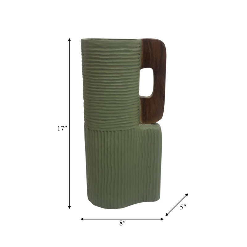 Kenweigh Handmade Resin Table Vase