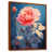 Toile avec cadre flottant brun