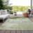 Machine Washable Indoor/Outdoor Xhevrie Sage Rug-1582998143