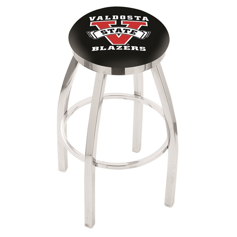 Tabouret tournant 36 "NCAA, Valdosta State, Chrome