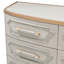 Ensemble de chambre à coucher grand lit 6 pièces St. Charles - Gris tourterelle-99022378