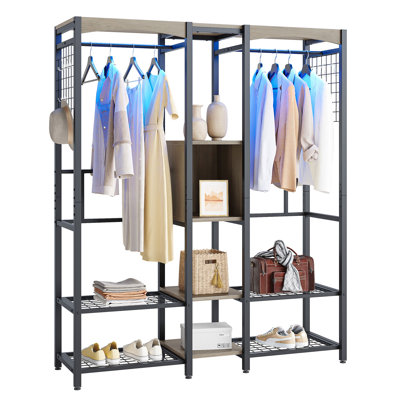 58.66'' Metal Closet System