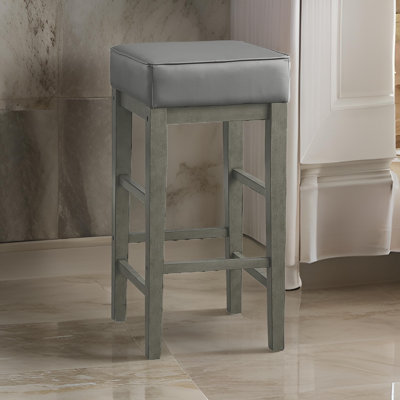 Tabouret de bar et de comptoir en bois massif Drexil