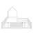 Twin Size House Floor Bed with Door & Guardrails, Solid Wood Double Twin Montessori Bed for Kids, Playhouse Design, White-1144095809-1144095808