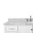 Cambridge 61'' Single Bathroom Vanity with Carrara Marble Top-1038579550