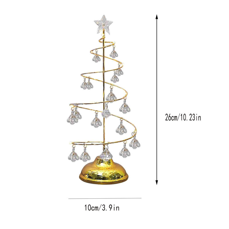 Guirlandes de Noël Guirlandes de Noël en cristal, Gold