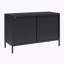 Large armoire d'appoint 2 portes avec verre cannelé-124714266-124714260