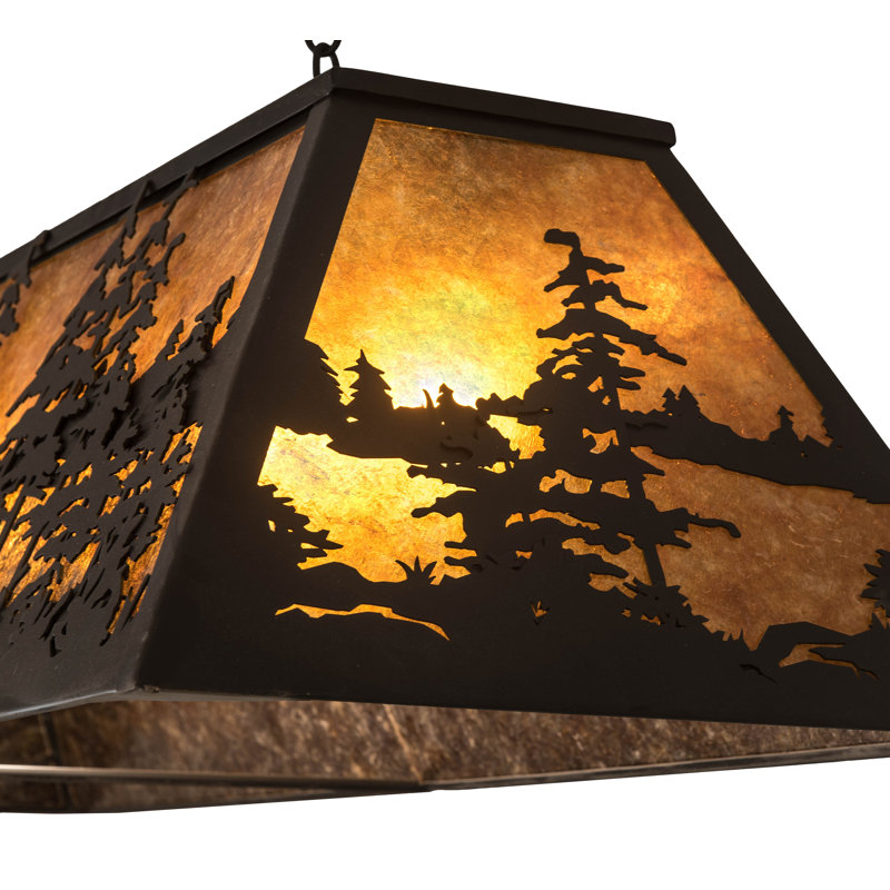 Doby 6 - Light Pendant, 43" H x 48" W x 17" D, Oil Rubbed Bronze