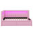 Entirely Upholstered Platform Bed With USB Connectivity, LED Accent Lighting, And Drawers-1210341318