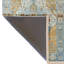 Tapis décoratif à motif traditionnel beige et bleu à motif Barcelona-796940871