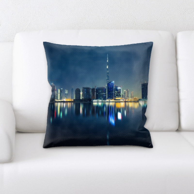 Microsuede Throw Pillow