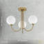 Glass Semi Flush Mount-305627745