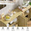 Buffet 59 po en rotin 59 po avec 4 portes Naturel-2011726585-2011726586