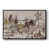 Toile avec cadre flottant noir