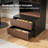 78.7'' Tall Bookcase with Movable Footstool and Open Shelves Storage Drawers-562173422