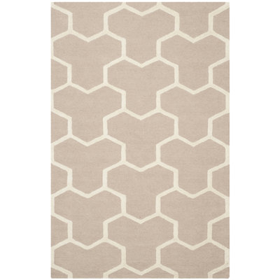 Ellicott Hand Tufted Wool Geometric Rug