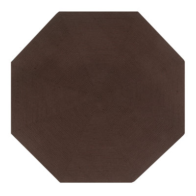 Tapis chocolat tressé Millerville